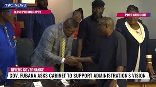 Rivers State Governor, Siminalayi Fubara Swears In Nine Commissioners