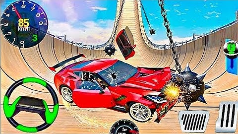 Mega Ramp Car Crash Simulator 3D -Mega GT Car Crash Simulator - Android Gameplay 177 #cargame