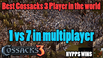 1 VS 7 in multiplayer WIN, no cheats, as Prussia - Live game 45pt rich AOP | Cossacks 3