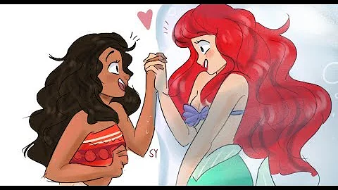 Moana x Ariel = Moariel