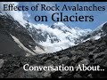 Effects of Rock Avalanches on Glaciers conversation about paper. Mt. Cook Southern Alps, New Zealand