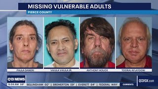 Search continues for 4 missing vulnerable adults in Washington