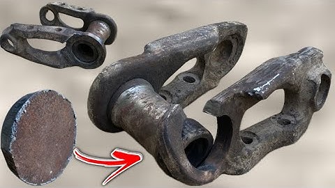 Amazing Komatsu Bulldozer Track Chain Link Repair with Smart Idea”