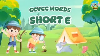 Boost Your Child's Kindergarten Skills with Short E Magic & CCVCC Words | Blending Mastery