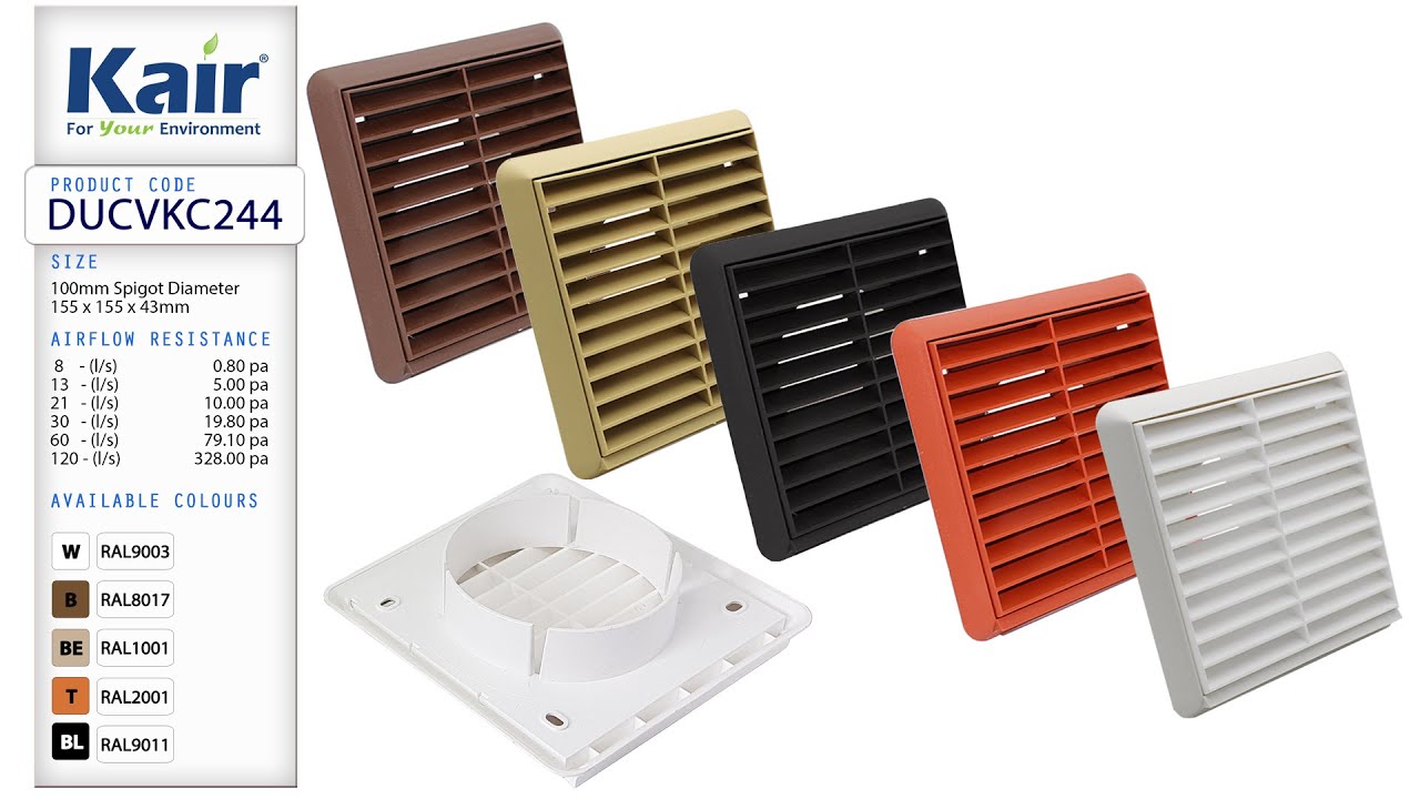 VENT GRILLE, PVC VENTILATION GRID