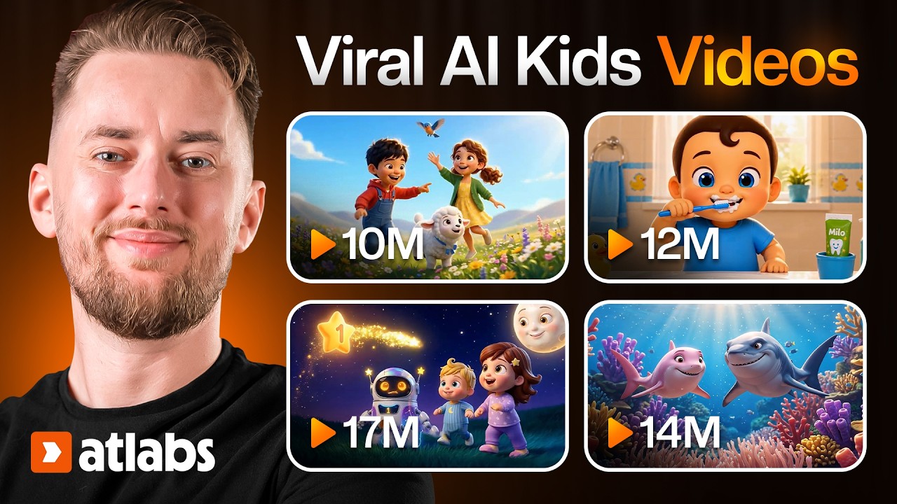 How I Built a 3D Animated Kids Music Video With AI (Atlabs Tutorial)