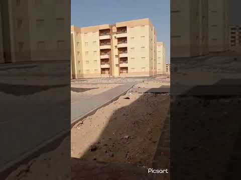 وصف تفصيلي لبلوك من عمارات اسكان اجتماعي مدينه سلام مصر بورسعيد الجديده