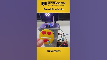 Smart Trash Bin with Automatic Lid & LED Light | Arduino DIY Project #project #diy #shorts