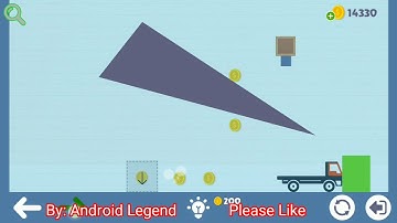 Brain physics map 1 level 168, 3 stars Android solution