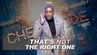 That's Not The Right One //  Cheat Codes Part. 3 //  Dr. Dharius Daniels