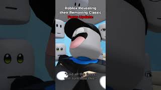 Roblox Face Removal Update #roblox #robloxanimation