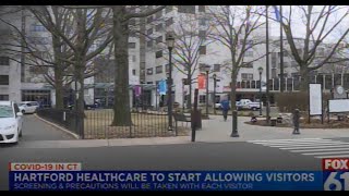 FOX 61 - Hartford HealthCare Begins to Ease Visitor Restrictions with Safe, Phased-In Approach