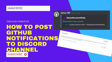 HOW TO POST GITHUB NOTIFICATIONS IN DISCORD CHANNEL