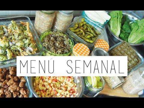 MENÚ VEGANO SEMANAL # 1???FIT VEGAN??ALTO EN PROTEÍNA✨MEAL PREP?