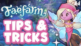100+ beginner tips and tricks for playing FAE FARM!