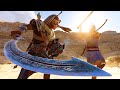 Assassin's Creed Origins - The Cursed Pharaoh Siwan Sickle Rampage & Stealth Kills Gameplay