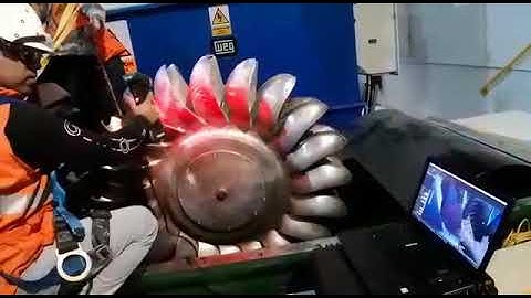 Escaneo 3D rodete pelton - escanner 3D handyscan 700