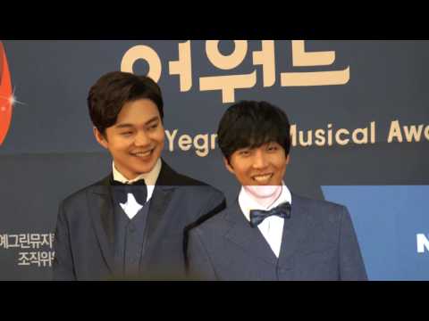 20161107 제5회 예그린 뮤지컬 어워드 포토월 임병근, 김재범