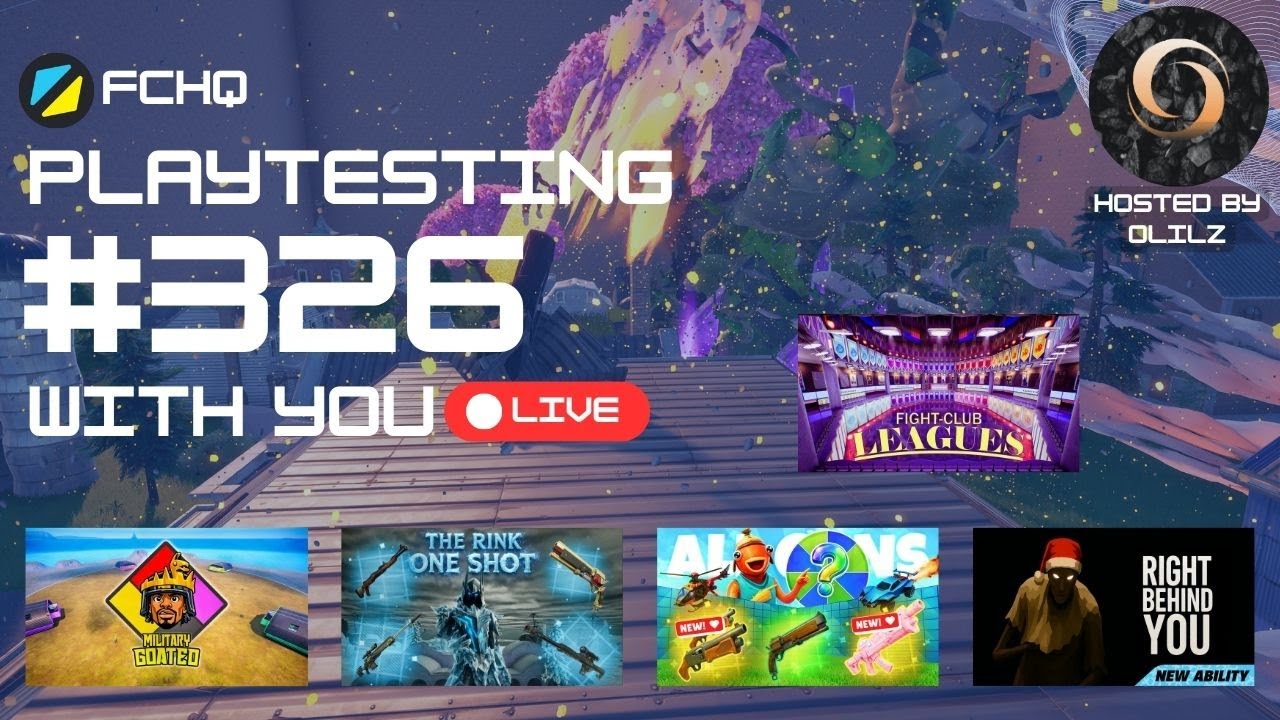 🔴 Feature Friday Week 326 [Part 2] |Testing UEFN Maps WITH YOU