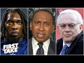 Stephen A. responds to DeMarcus Lawrence over Jerry Jones criticism | First Take