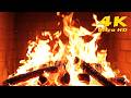 🔥 Fireplace Sounds for Meditation 4K. Soothing Fireplace Sounds Winter, Winter Fireplace Deep Sleep