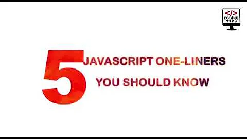 5 JavaScript One Liners You Should Know