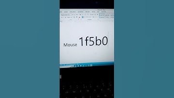 ms word mouse symbo! ms word me mouse kaise banaye! #shortcut #computer #msword #subscribe #viral