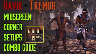 Mortal Kombat 1 Havik Tremor Combos + Setups Guide
