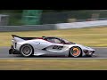 Ferrari f1 fxxk evo 599xx evo fxx brutal downshifts  glowing brakes