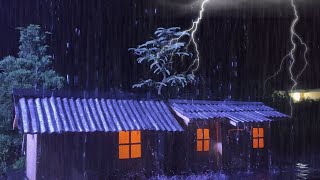 Relaxing Sounds of Heavy Rain and Thunderstorms, Lullaby Rain || Sleep Therapy, meditation