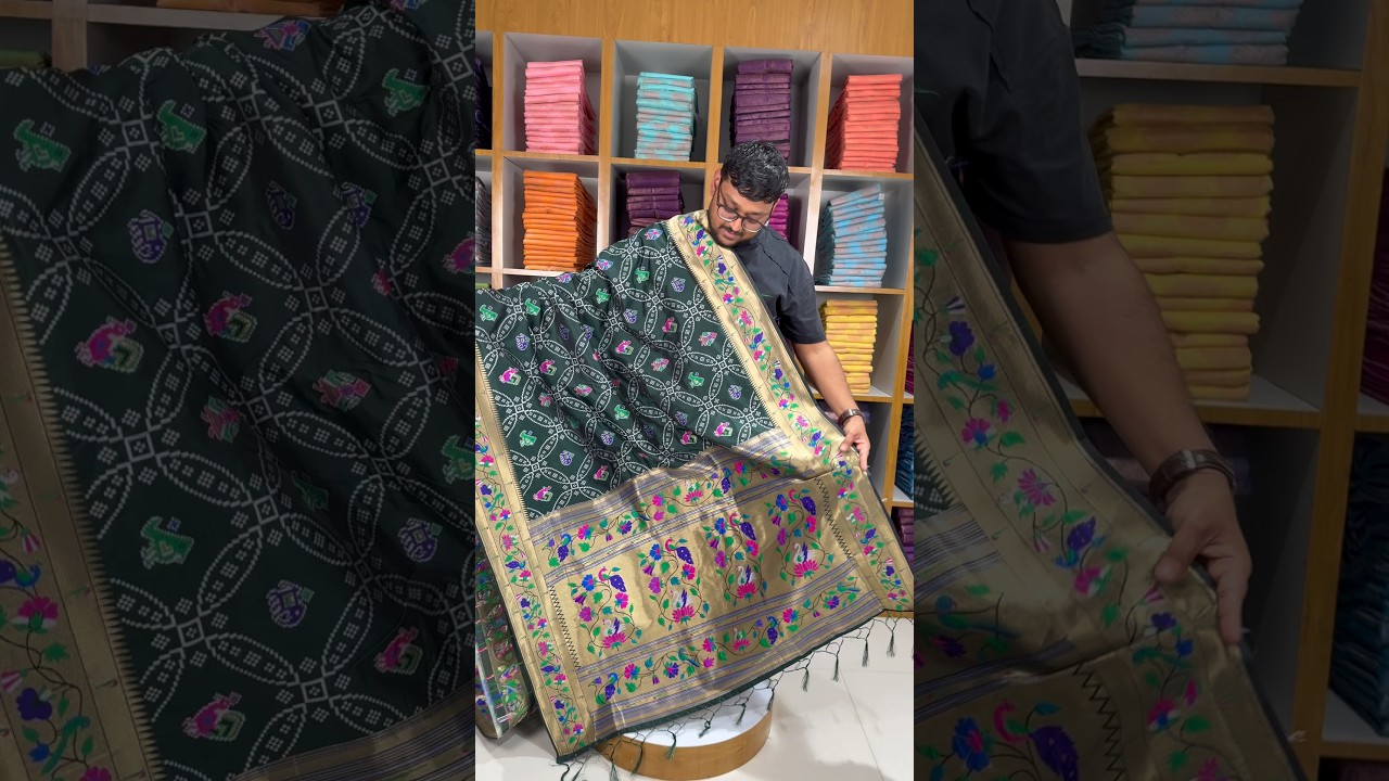 Bandhani Patola Silk Paithani Saree