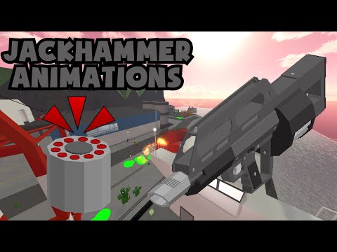 Unofficial R2da Jackhammer Animations Youtube - r2d crowbar t shirt roblox