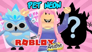 Roblox Andre hace Pet Neon con Lechuza de Invierno | Juegos de Roblox en español