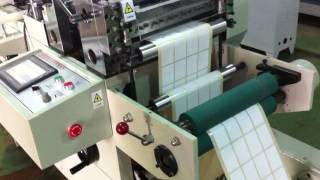 JMQ 320 roll to roll die cutting machine for papaer label
