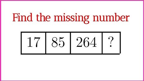 Missing number tricks | Maths Reasoning Puzzle | Logical Reasoning | Number Series Tricks