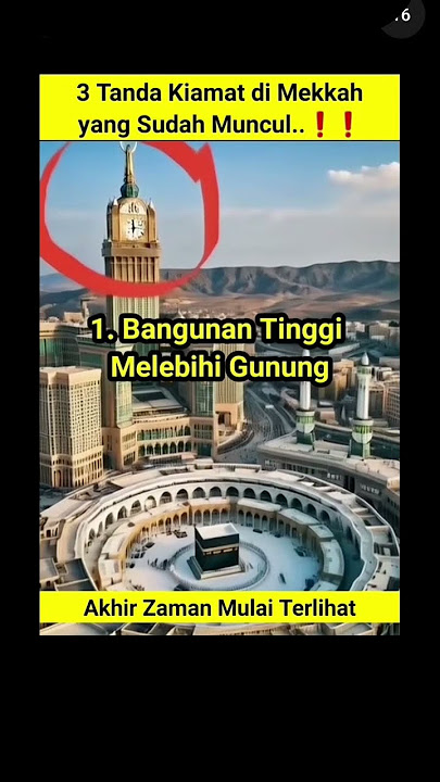 3 tanda hari kiamat sudah dekat #quotes #faktadunia #fakta #berita #mekkah #youtube
