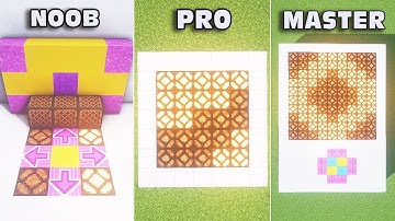 ⚒ Minecraft: 3 Simple Redstone Disco Dance Floor Build Hacks (NOOB vs PRO vs MASTER) #7 (Tutorial)