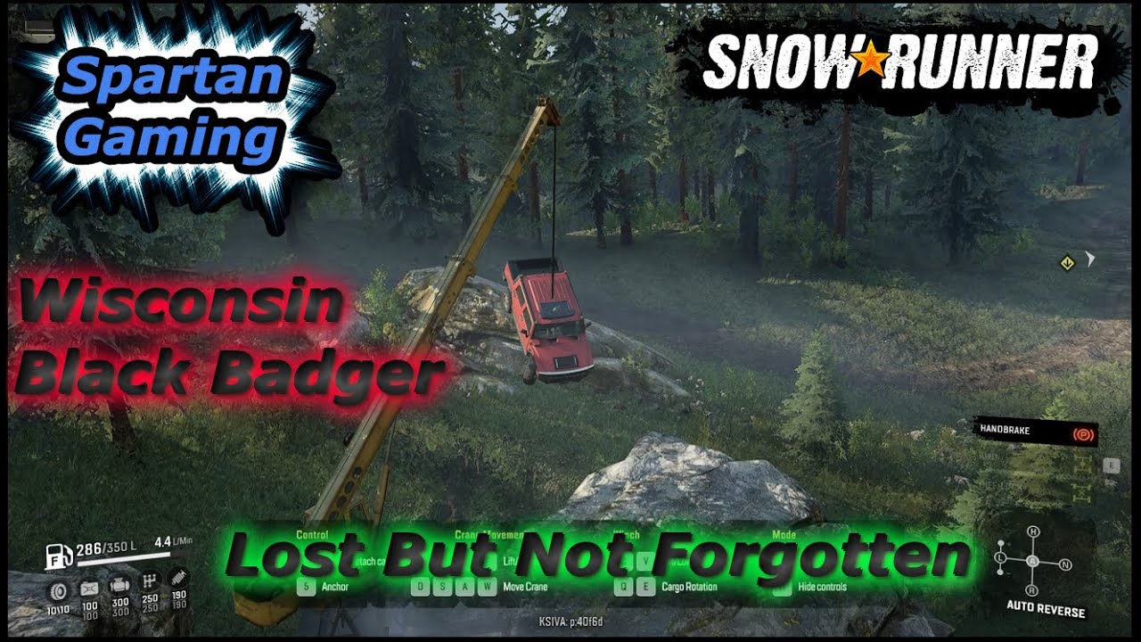 Snowrunner - Wisconsin, Black Badger - How to do the Lost But Not Forgotten task (Azov 73210)