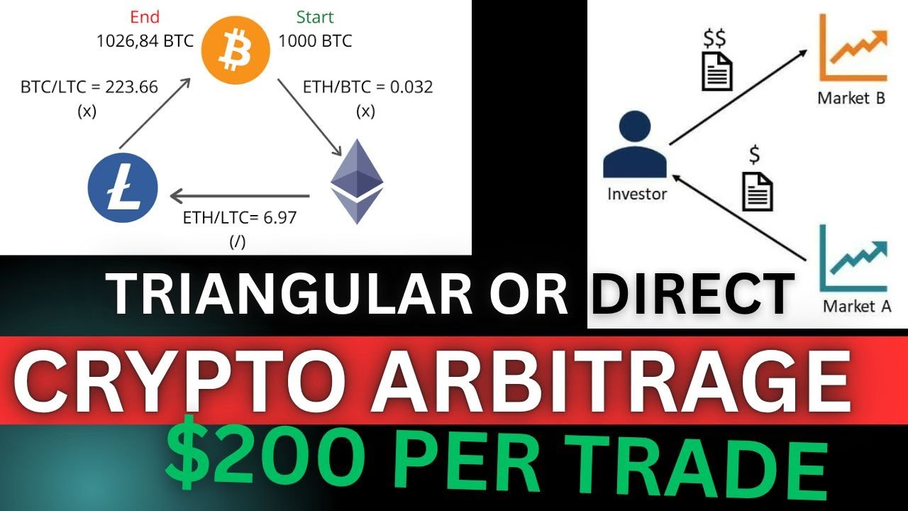 Triangular Arbitrage Bitcoin Make $200 Per Trade Between Triangular Crypto Arbitrage & Direct Crypto ...