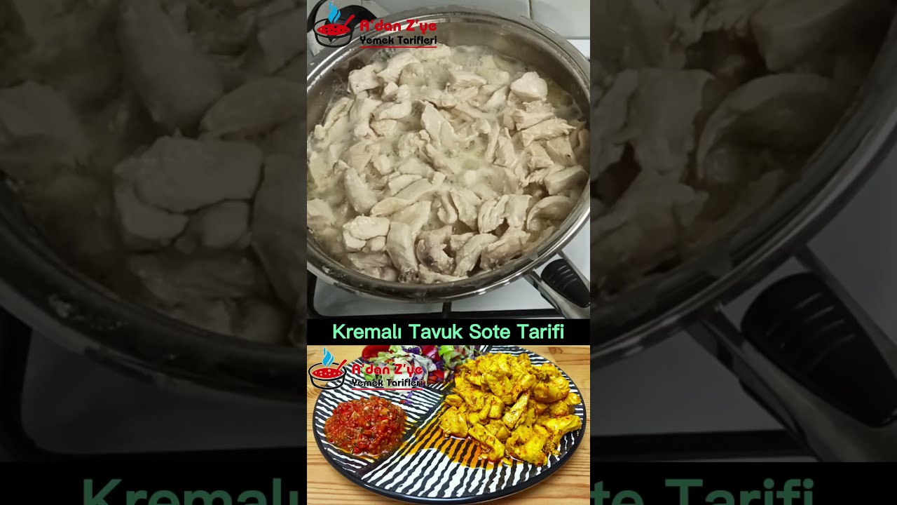 Kremalı Tavuk Sote Tarifi | #yemektarifi #yemektarifivideoları #short #shorts #keşfet Kremalı Tavuk Sote Tarifi | #yemektarifi #yemektarifivideoları #short #shorts #keşfet