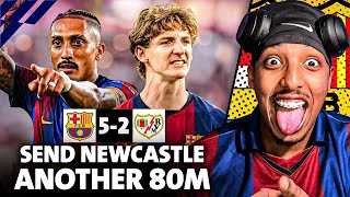 SEND NEWCASTLE ANOTHER 80MILLION!! Barcelona 5-2 Rayo Vallecano  Yeah He S Back Ffs Barcelona 5 2 Rayo Vallecano