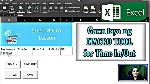 Make Your Own Macro Time In/Out Tool: Paano?