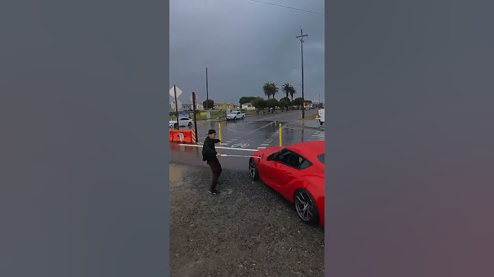 How to FILM a SUPRA in the RAIN! #shorts