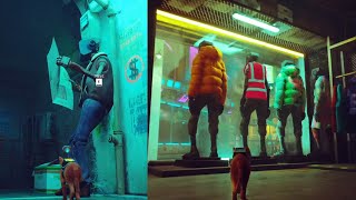 حل لغز الجاكت في لعبة القطة الضالة stray screenshot 5