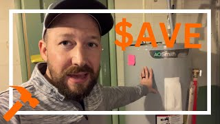 Less than $40 water heater replacement--How to fix your water heater to get more hot water per use