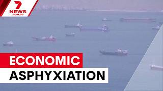 US threatens global sanctions over Iran trade | 7NEWS