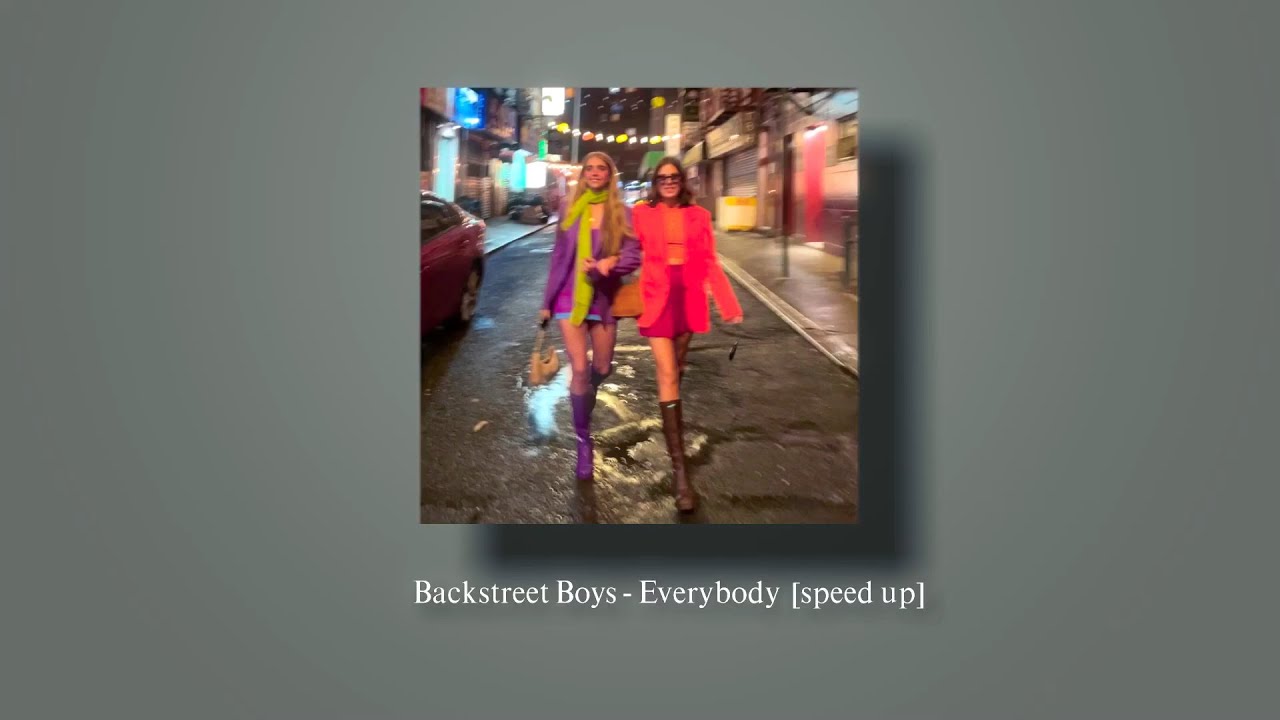 Backstreet Boys - Everybody [speed up] - YouTube