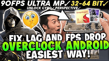 Enable Snapdragon and Overlock Android Increase Your fps & fix lag Call of Duty Mobile 2023
