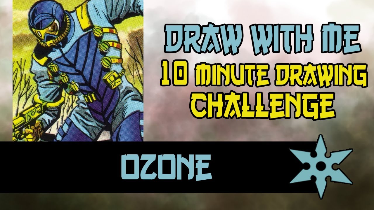 Draw with me. #ozone 10 Minute Drawing Challenge #artchallenge #gijoe ...