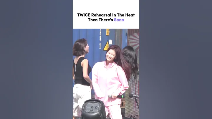 TWICE Sana Smiling Through the Heat